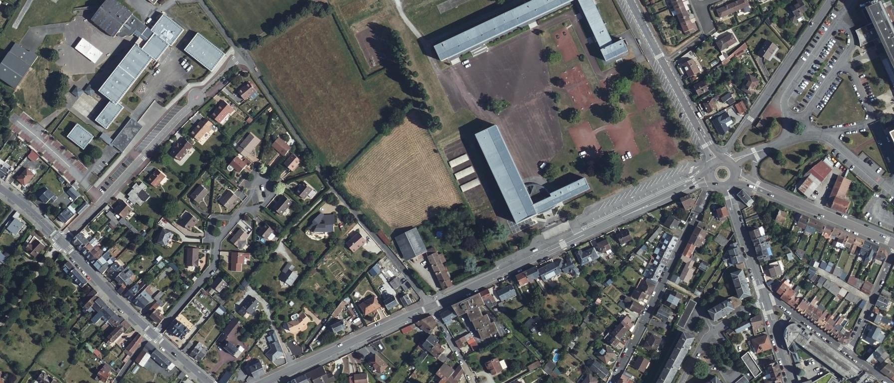 Vue aérienne de IFPRA - Lycée Alain