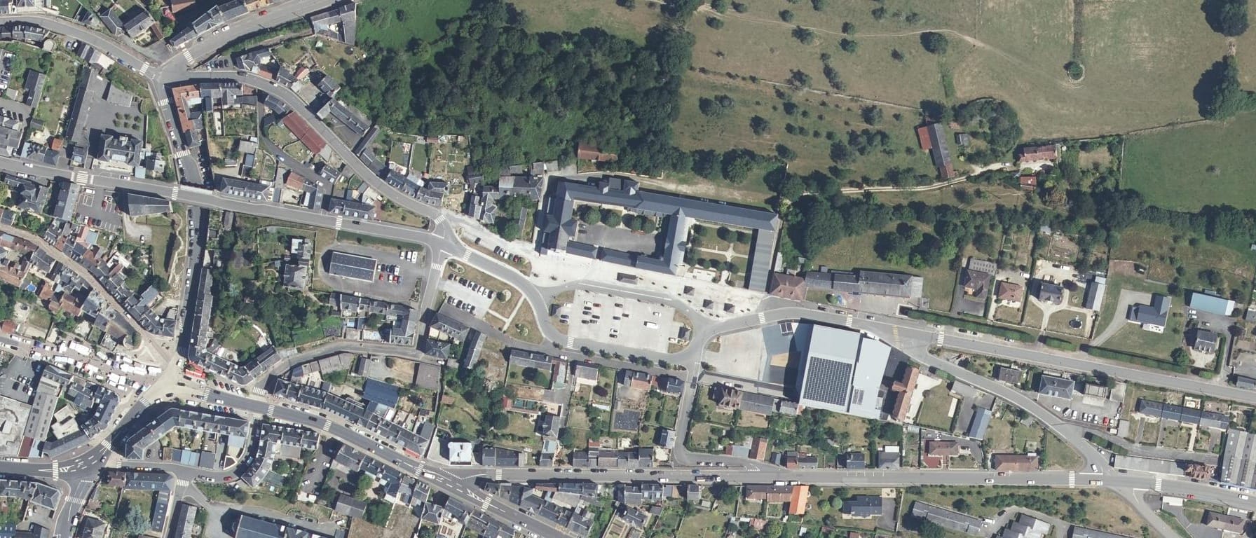 Vue aérienne de Lycée Auguste Chevalier