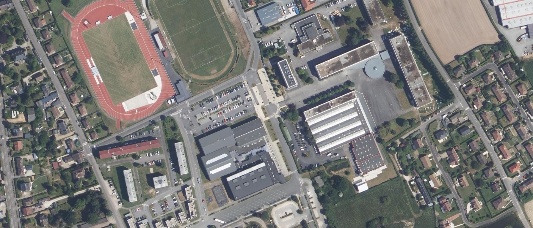 Vue aérienne de Lycée Napoleon