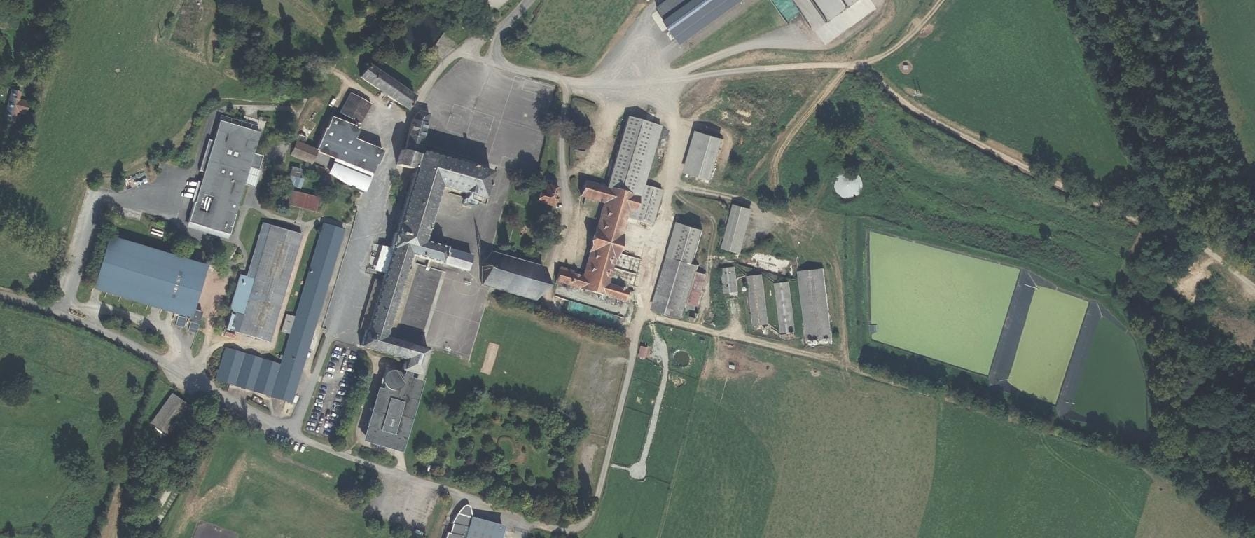 Vue aérienne de CFA Don Bosco - Lycée professionnel Giel Don Bosco