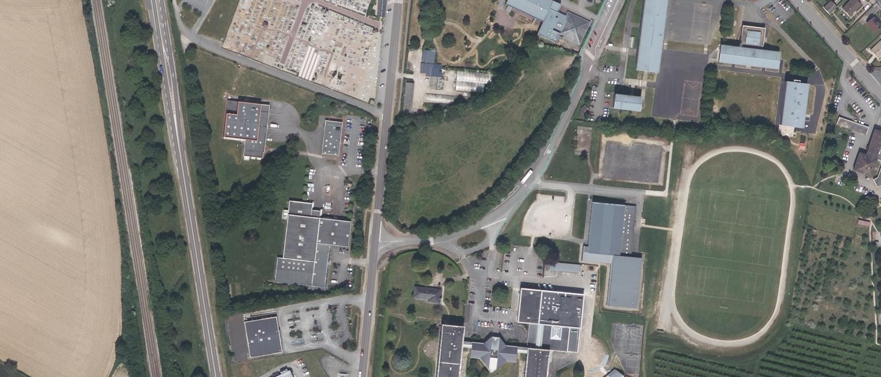 Vue aérienne de Lycée agricole public de Sées