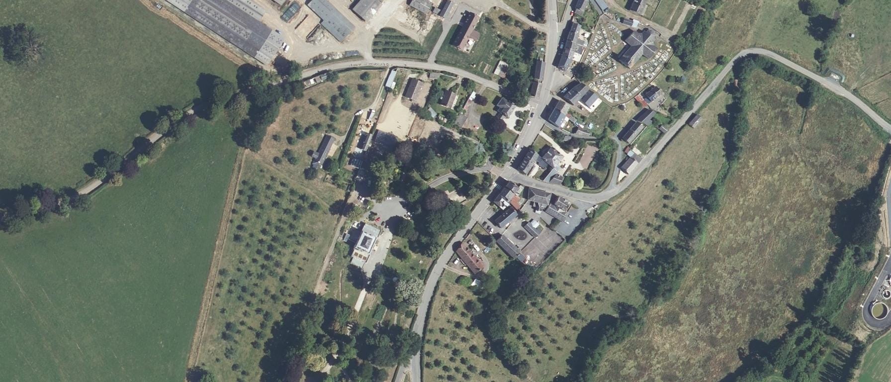Vue aérienne de MFREO de Cerisy Belle Etoile