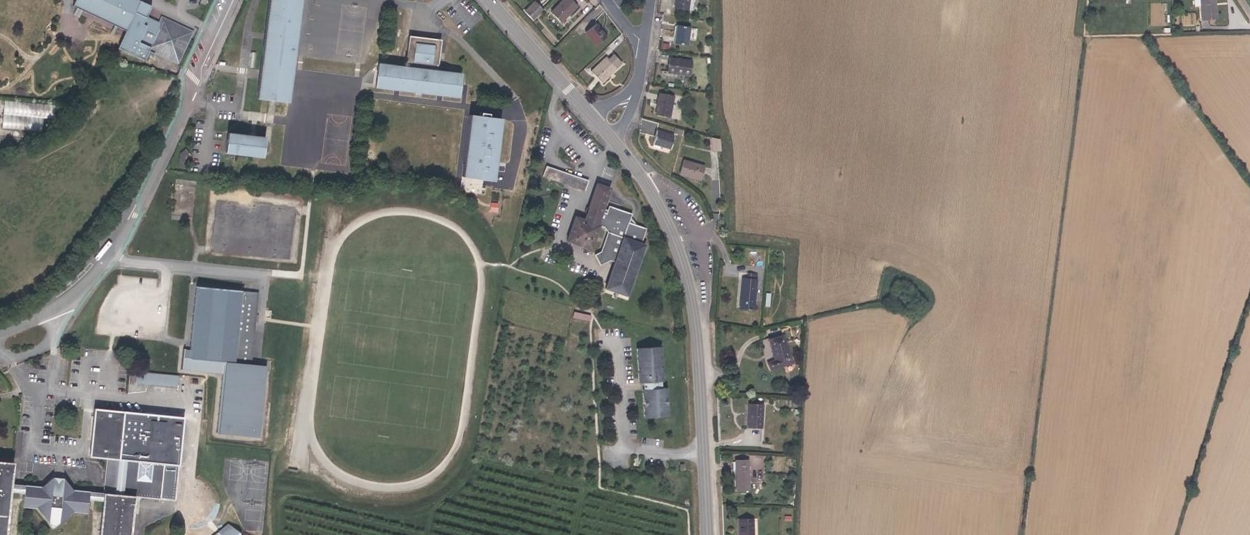 Vue aérienne de CFA Sées