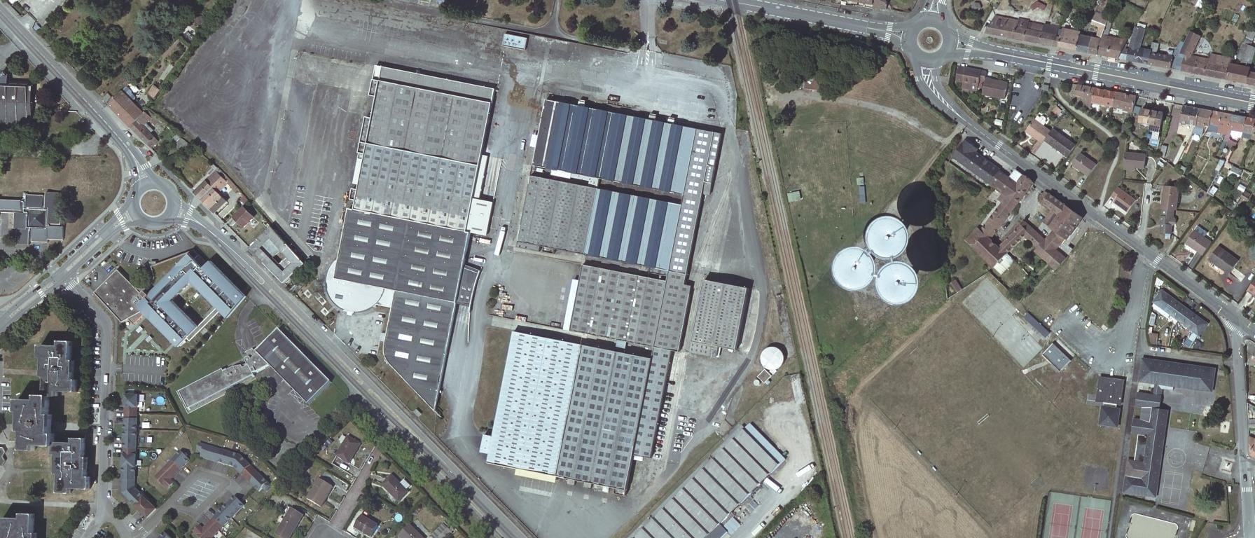 Vue aérienne de CFA ETPN ECOLE des TRAVAUX PUBLICS de NORMANDIE