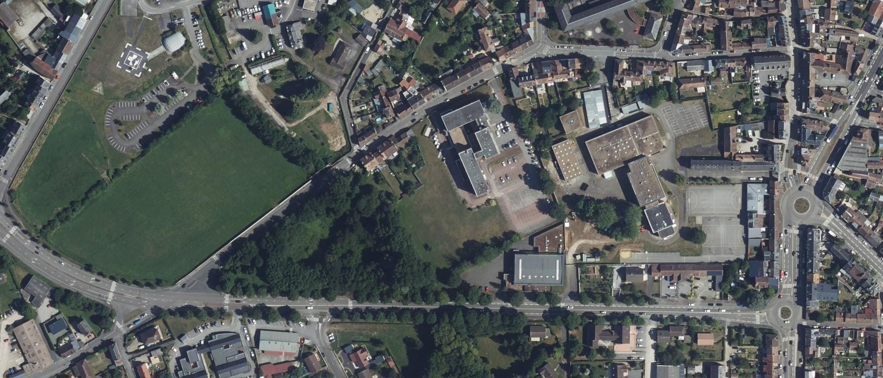 Vue aérienne de Croix Rouge Compétence - Normandie