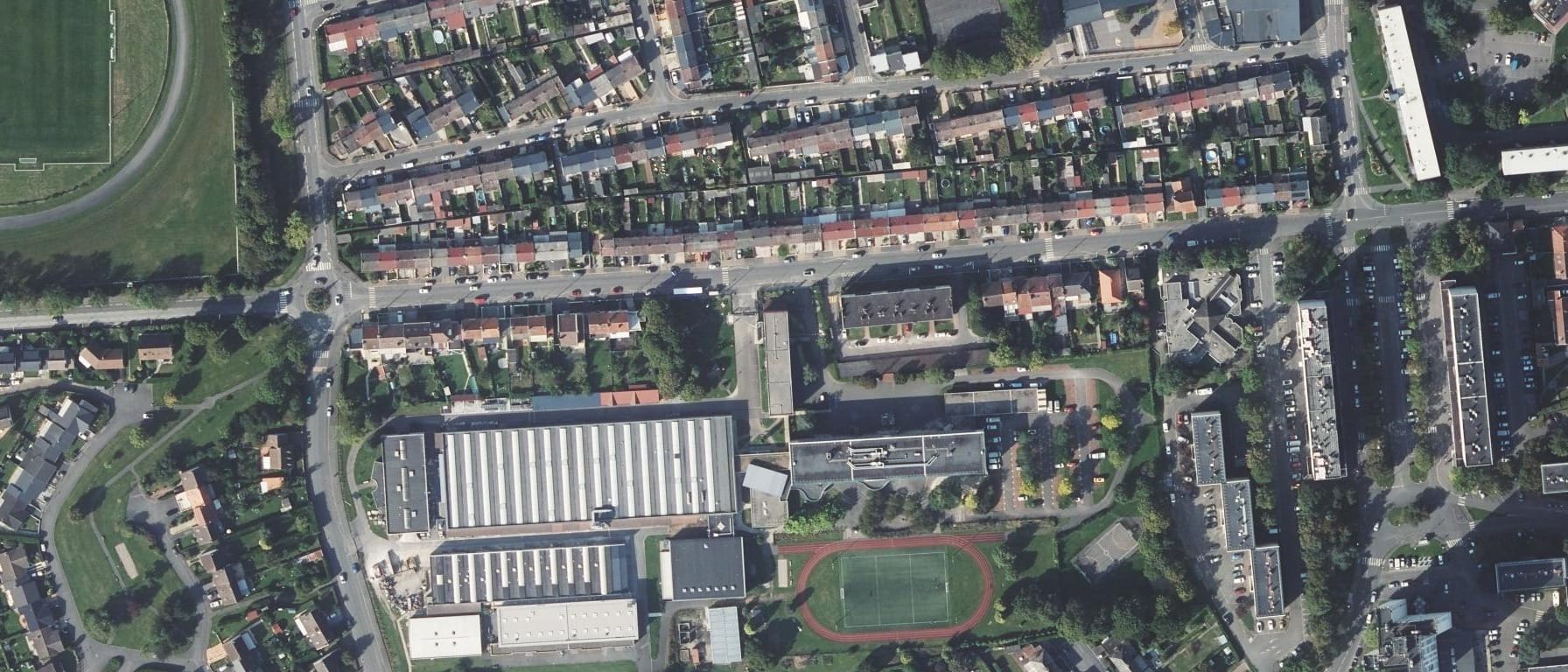 Vue aérienne de Lycée professionnel Jacques Le Caron