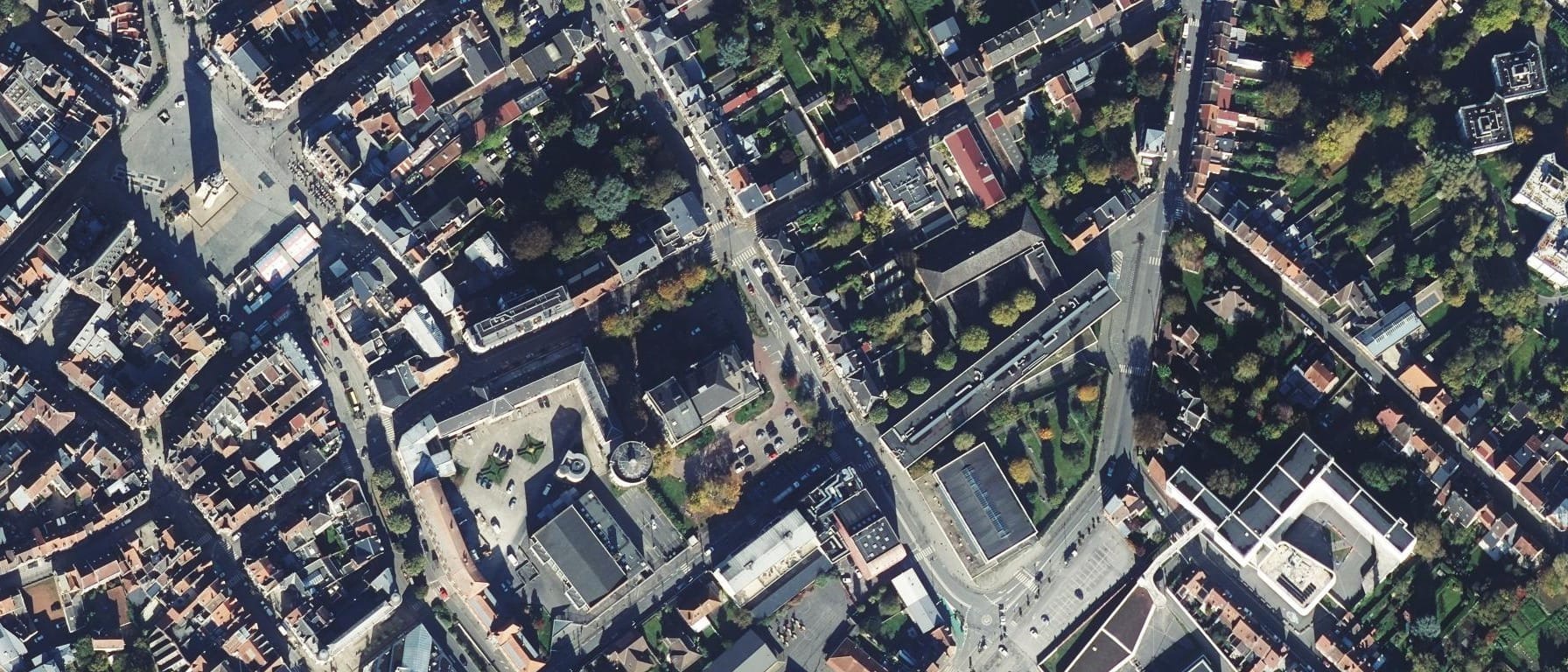 Vue aérienne de CFA académique - Lycée Louis Blaringhem