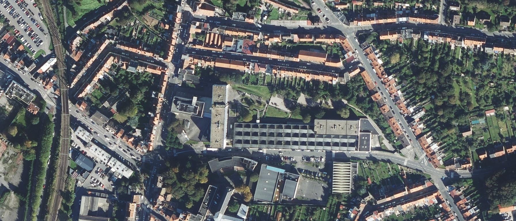 Vue aérienne de CFA académique - Lycée Edouard Branly