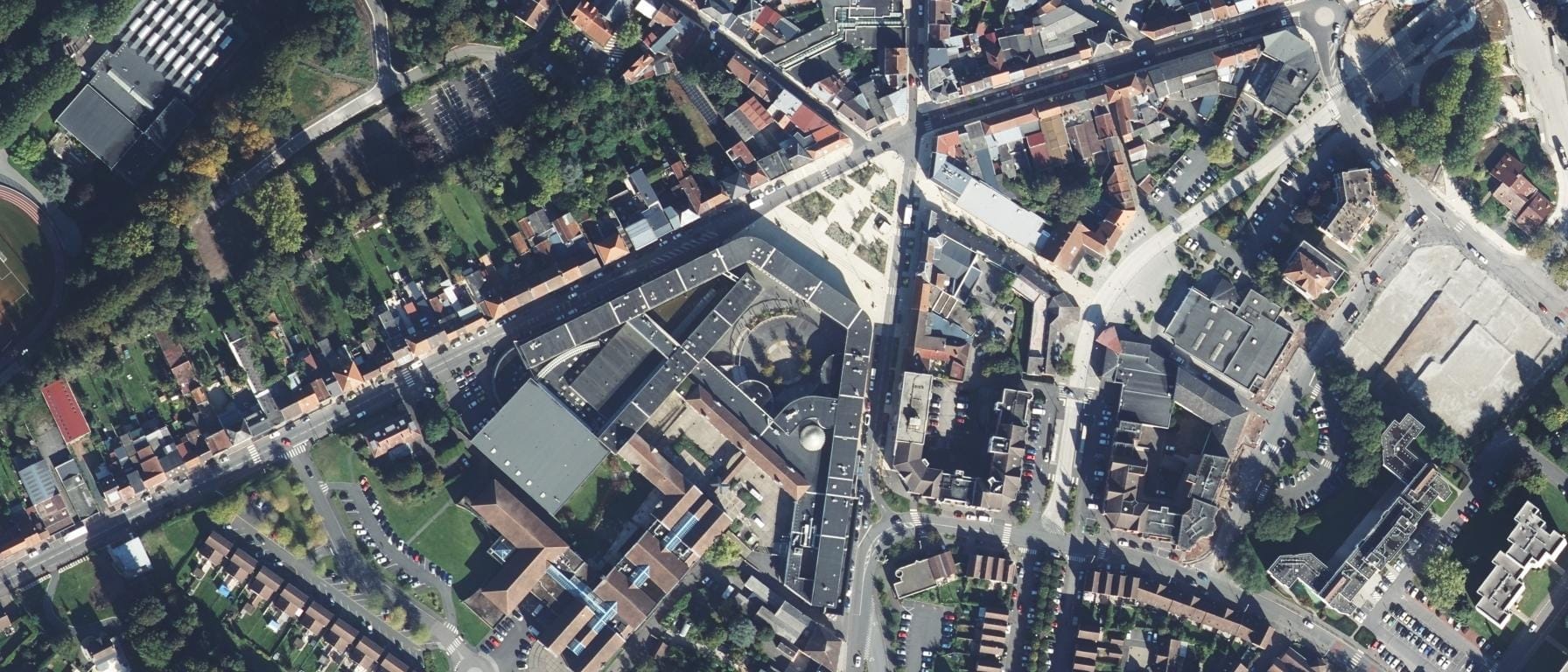 Vue aérienne de Lycée Carnot