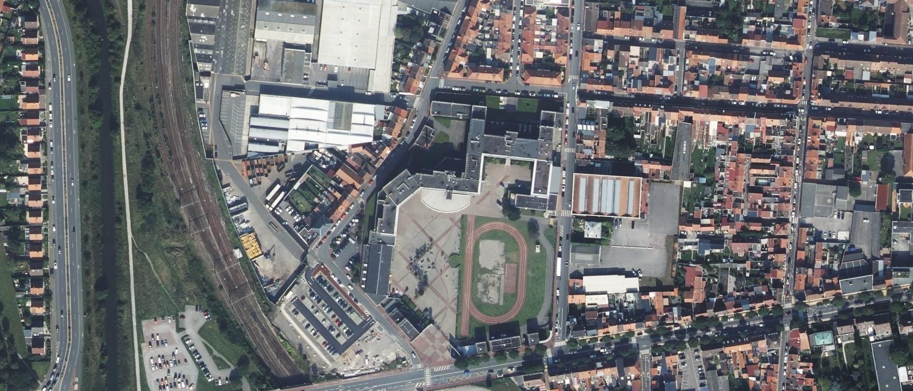 Vue aérienne de Lycée Sophie Berthelot