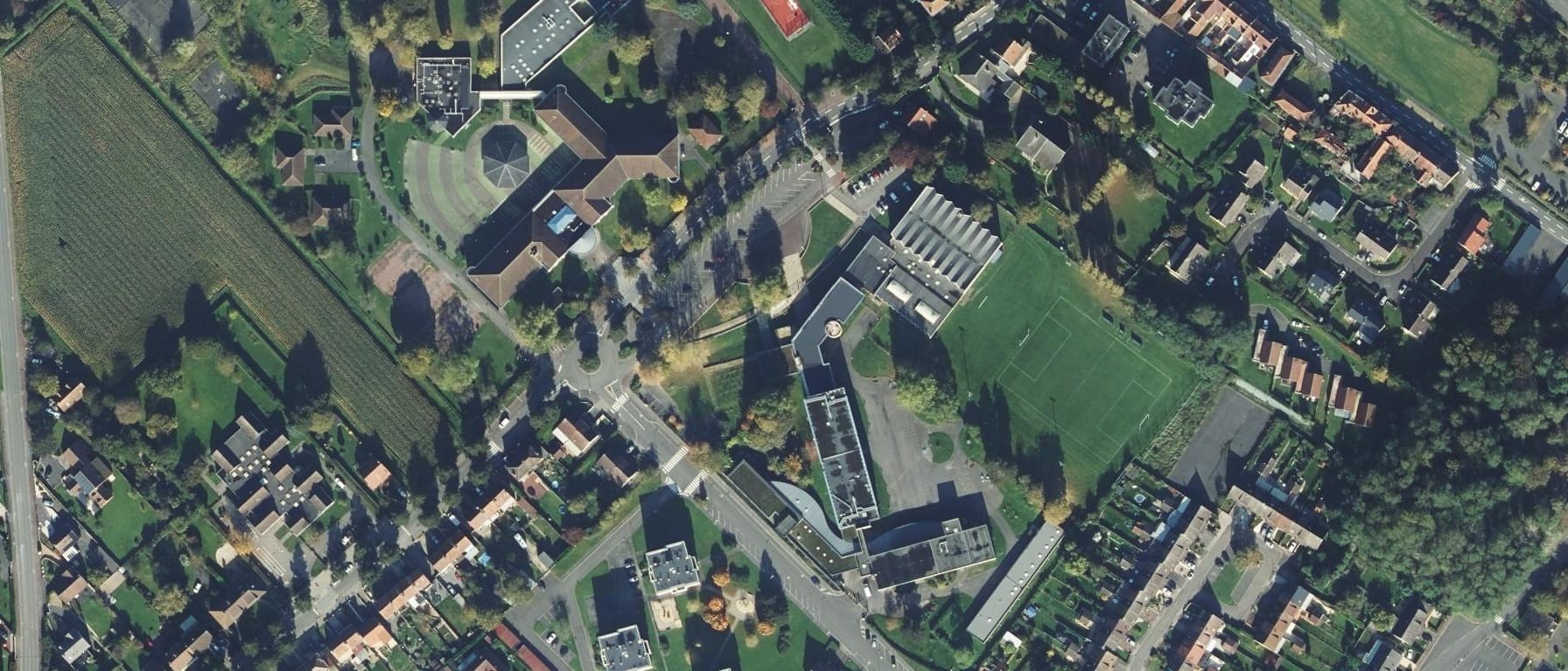 Vue aérienne de Lycée Diderot