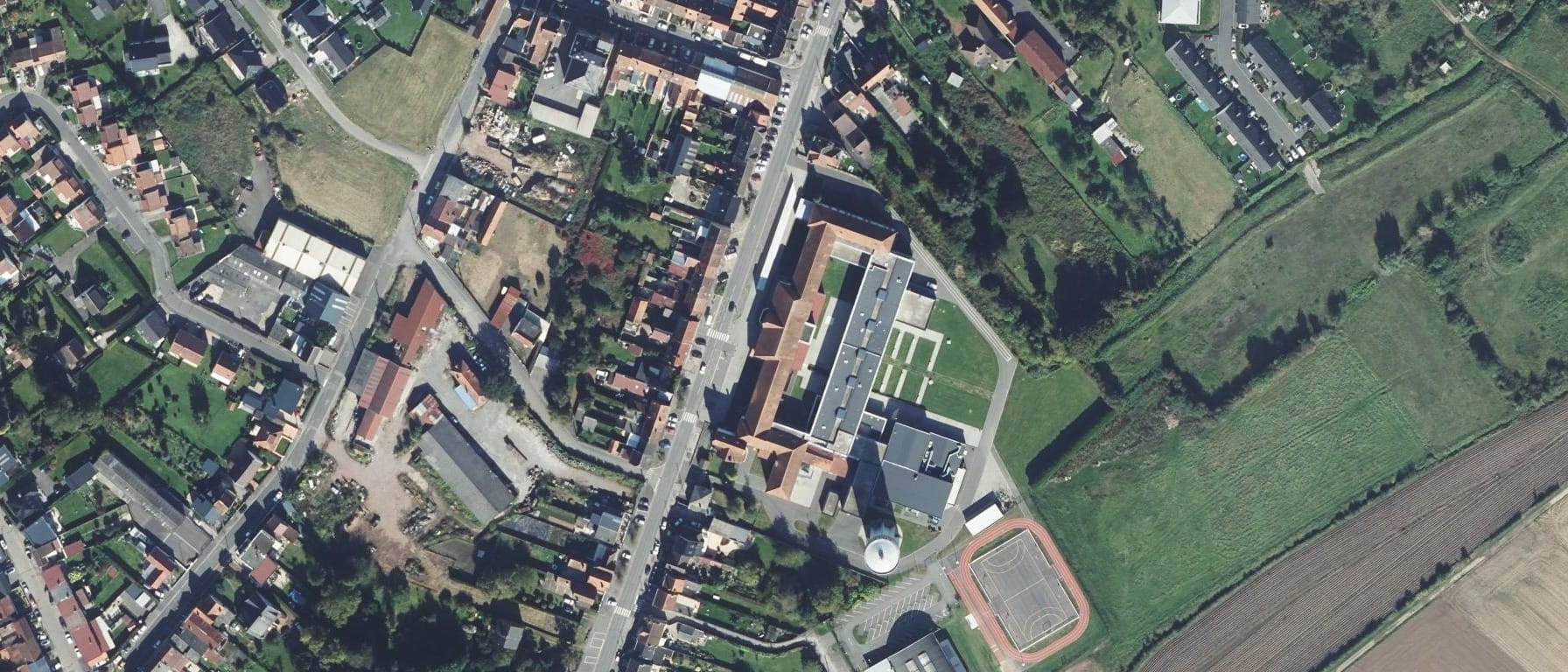 Vue aérienne de Lycée Anatole France