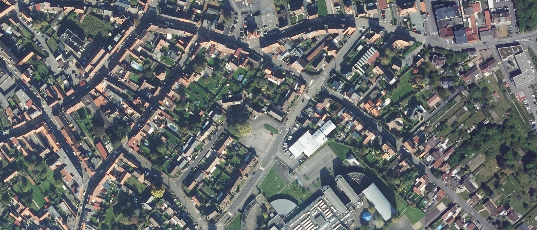 Vue aérienne de Lycée professionnel Joliot-Curie