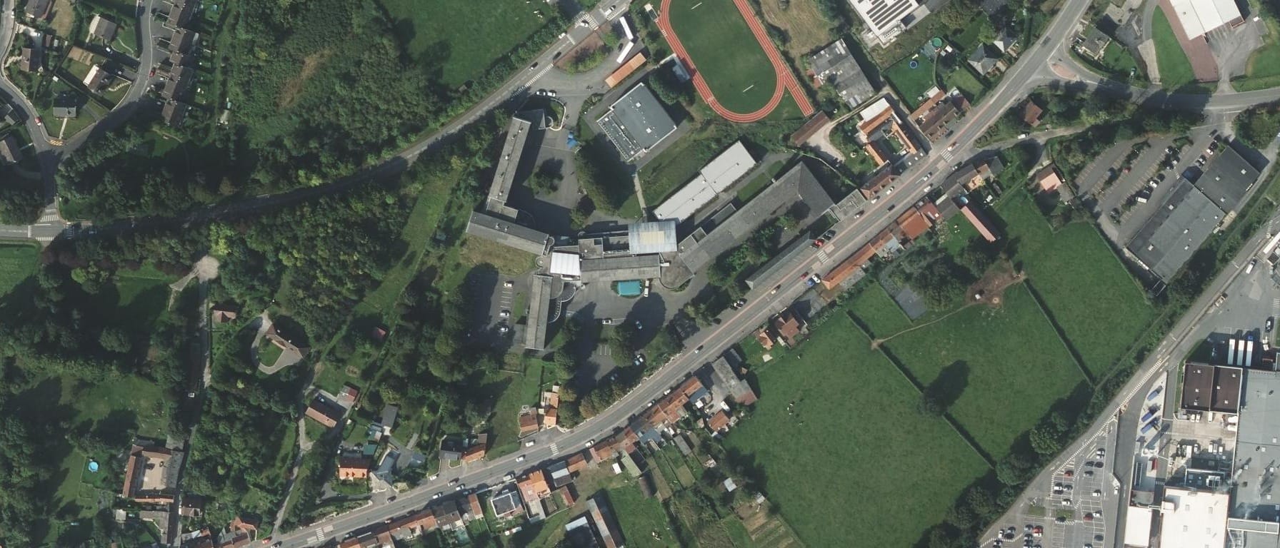 Vue aérienne de Lycée Albert Chatelet