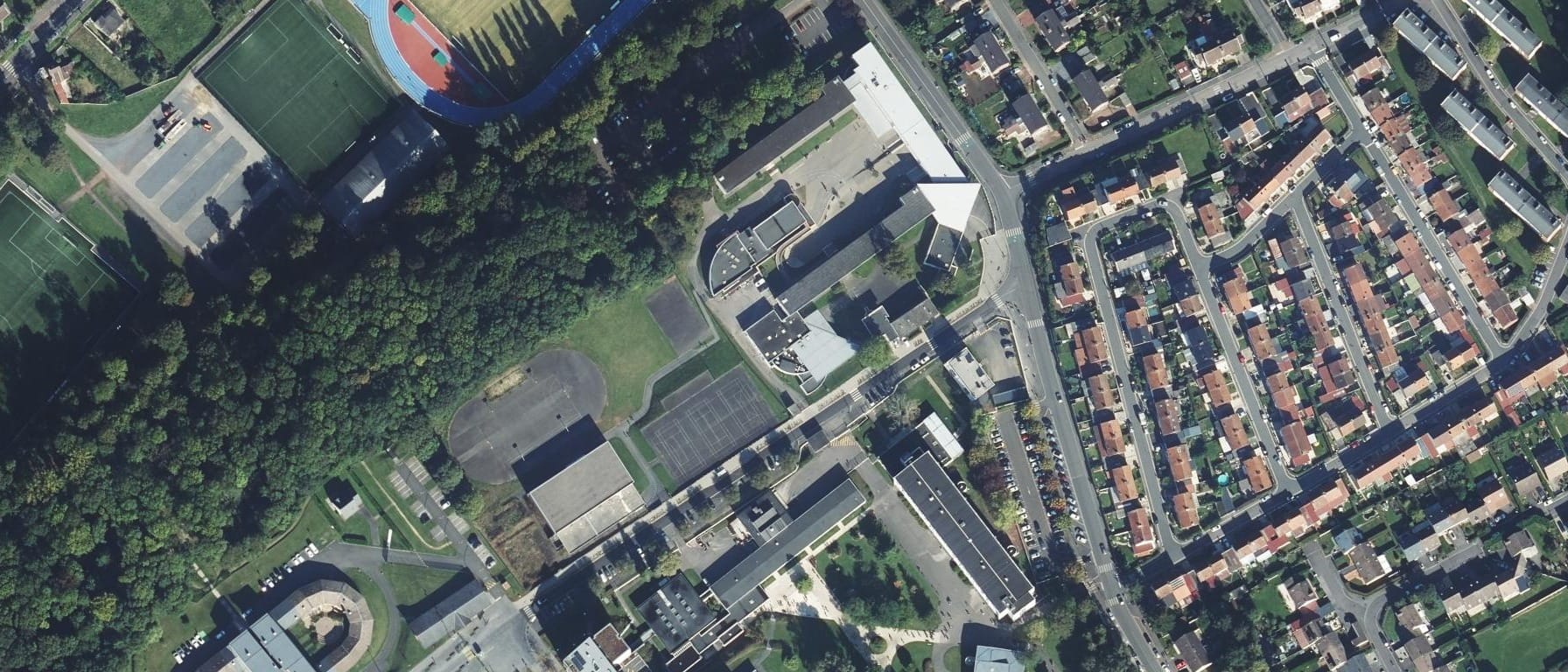 Vue aérienne de Lycée professionnel Henri Darras