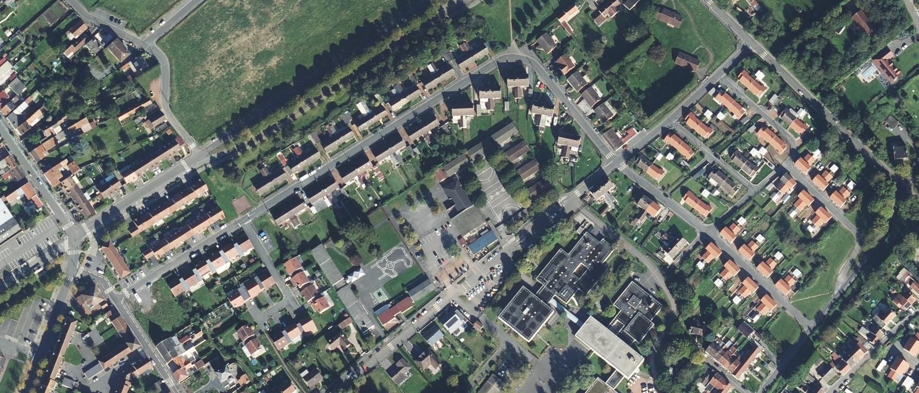 Vue aérienne de Lycée professionnel Pierre Mendès France