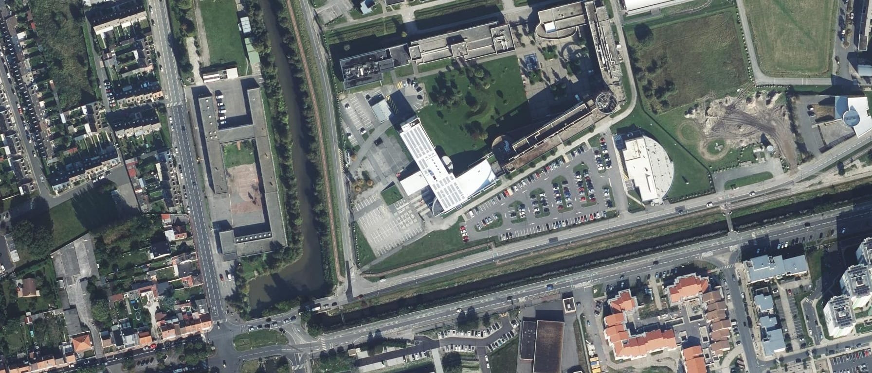 Vue aérienne de Université du littoral - Site de Calais -