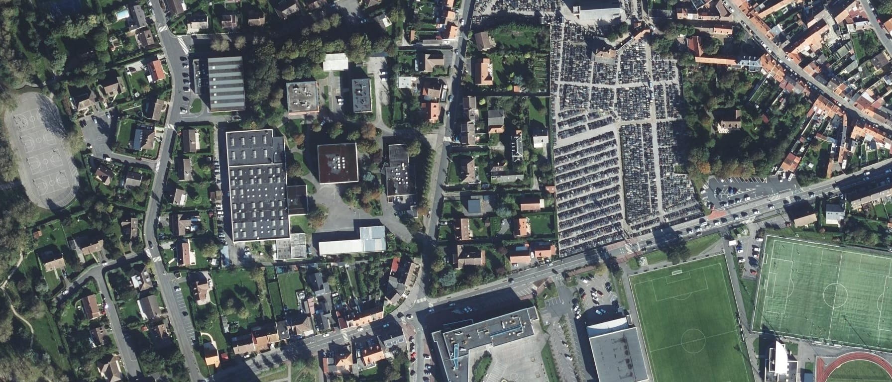 Vue aérienne de Lycée professionnel Professeur Clerc