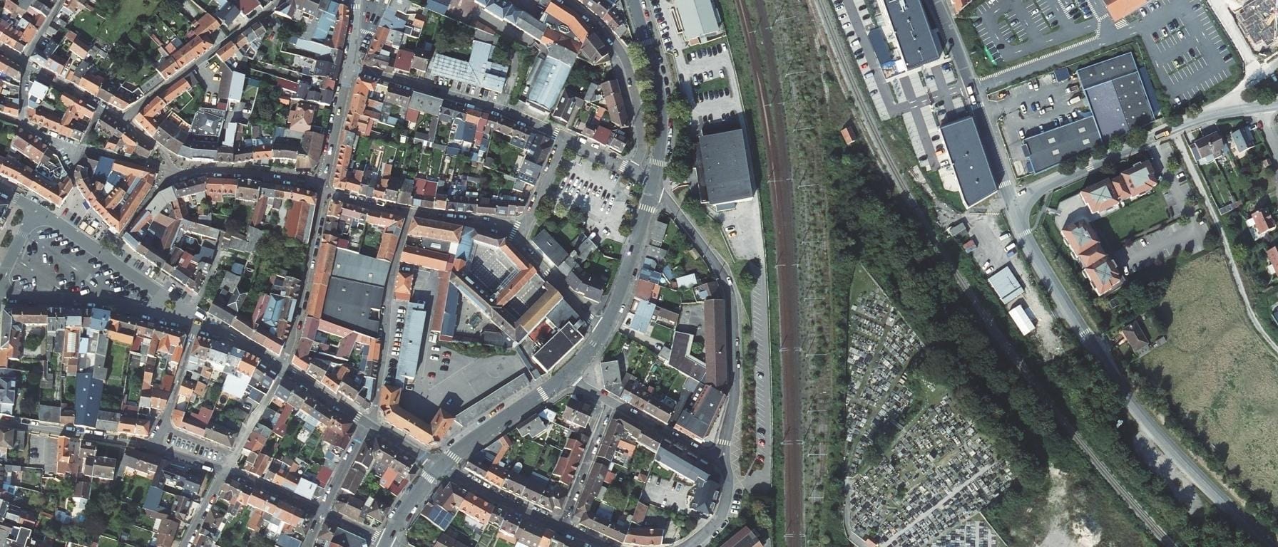 Vue aérienne de Lycée professionnel Saint Joseph