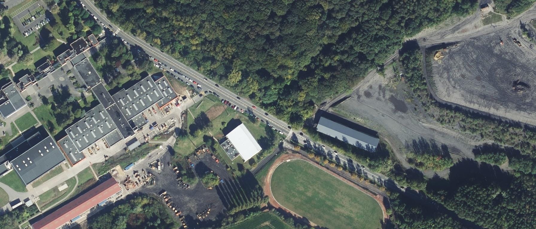 Vue aérienne de CFA Académique - LP des Travaux Publics