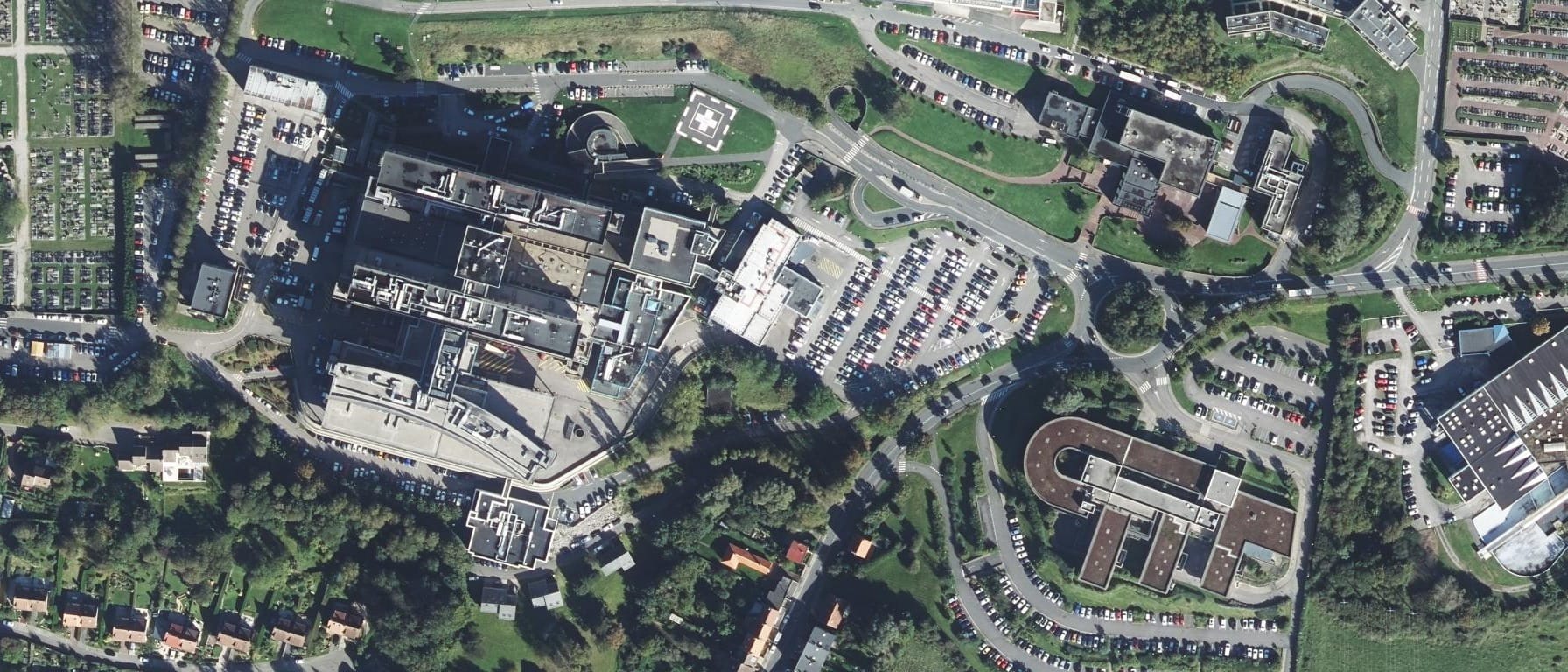 Vue aérienne de IFSI CH Boulogne Sur Mer