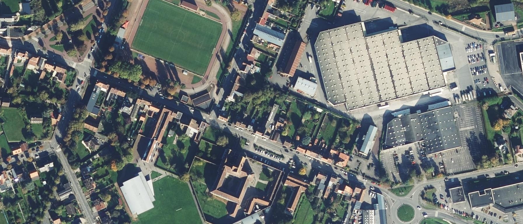 Vue aérienne de Lycée professionnel Agricole Sainte Marie