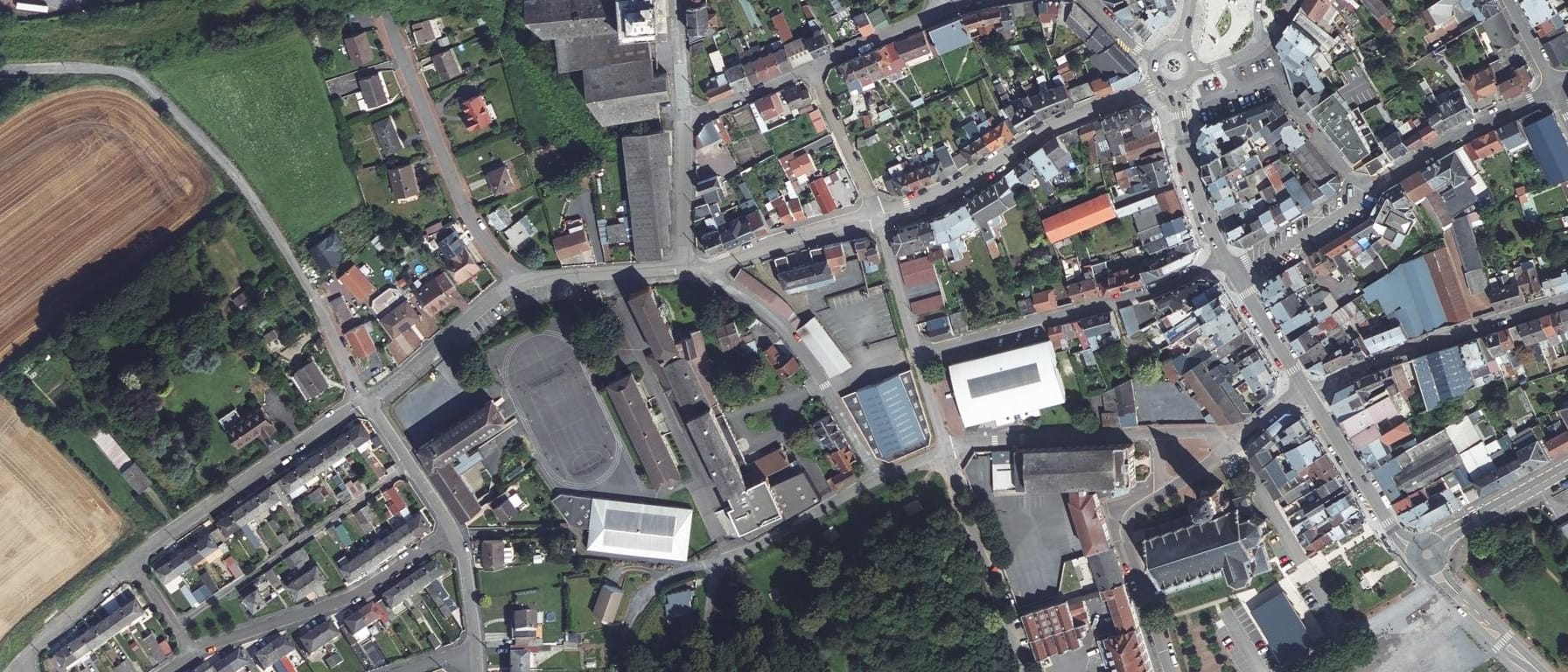 Vue aérienne de Institut Saint Eloi