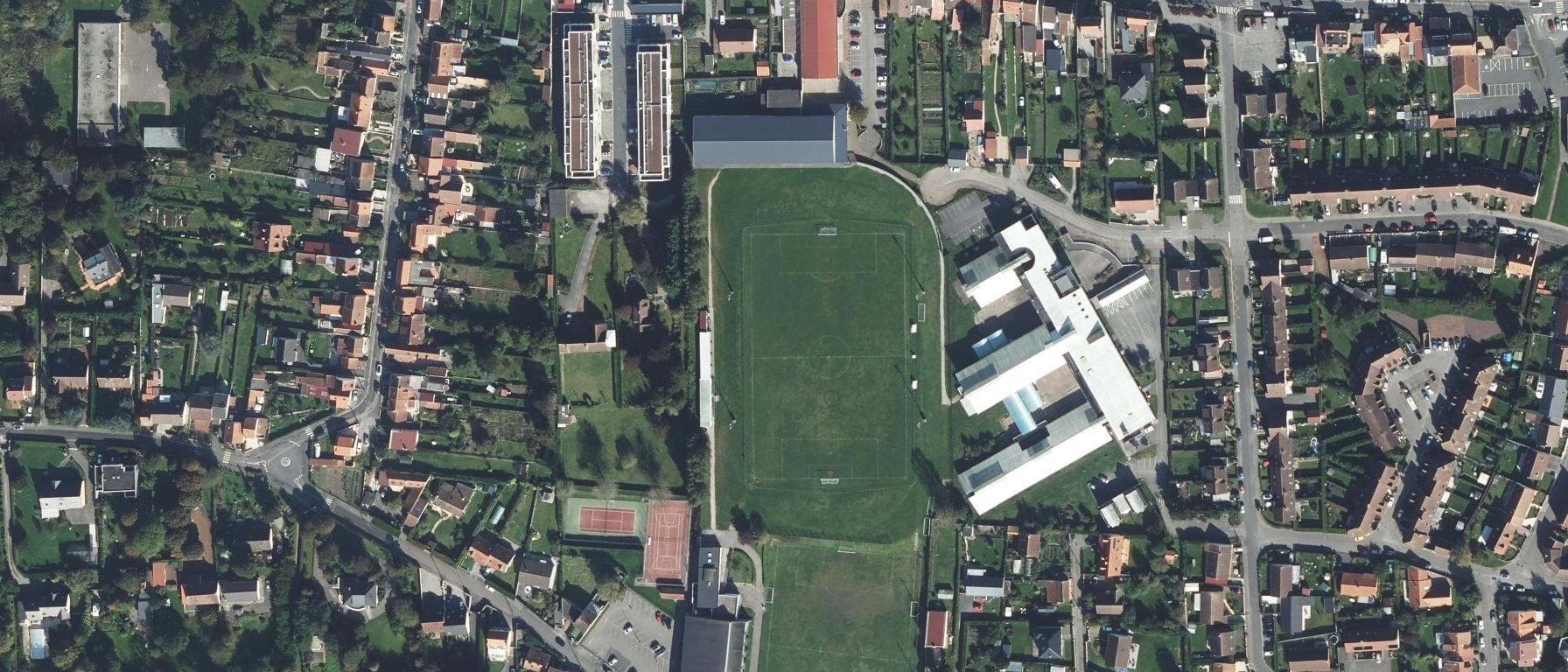 Vue aérienne de Lycée St-Joseph
