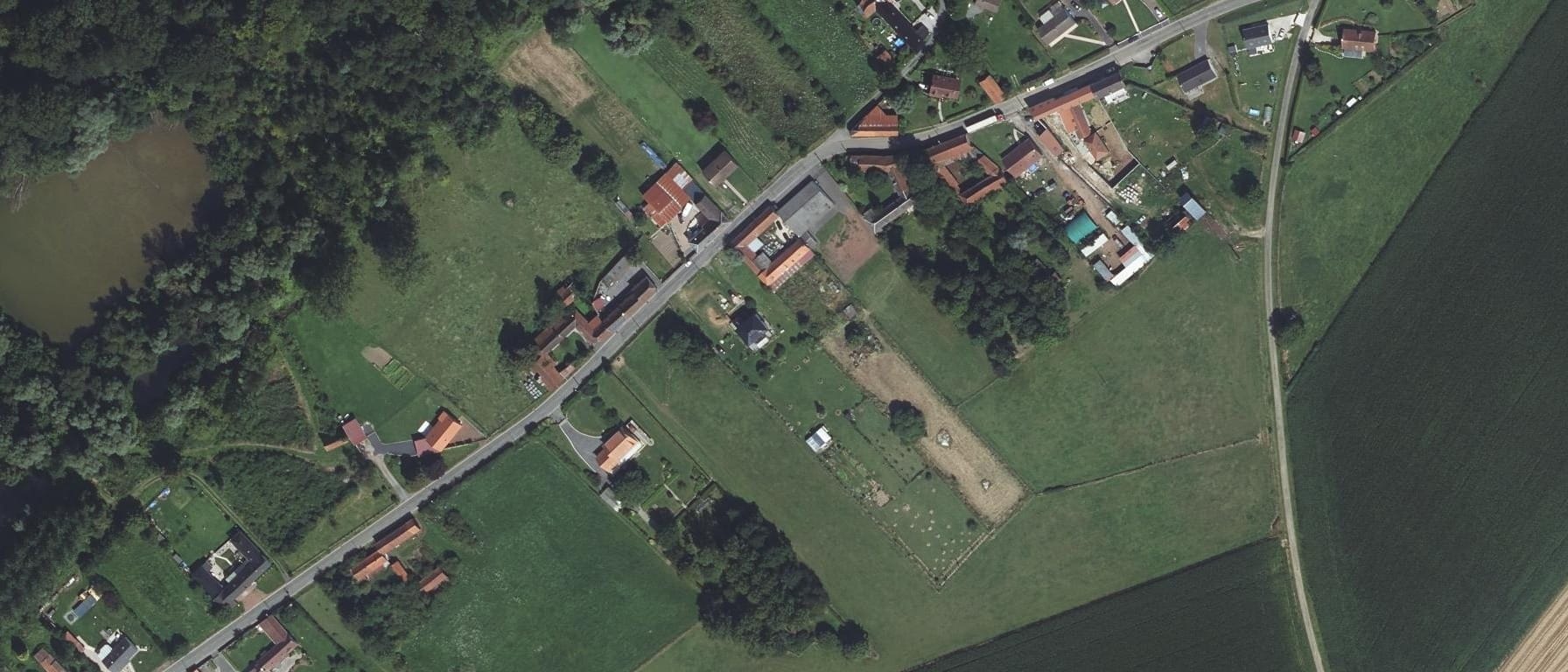 Vue aérienne de MFR de Berlencourt le Cauroy