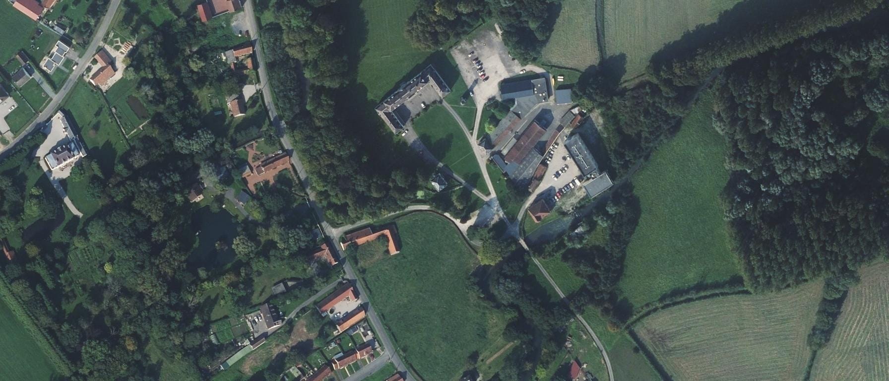 Vue aérienne de MFR de Rollancourt