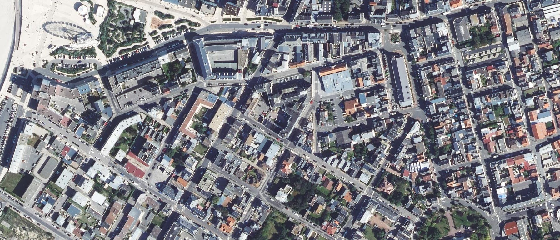 Vue aérienne de Institut de Formation en Soins Infirmiers - IFSI et IFAS - BERCK