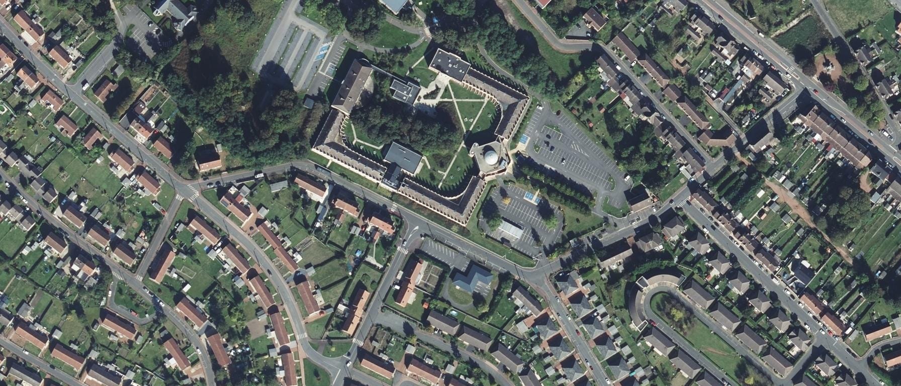 Vue aérienne de I.U.T. de Lens