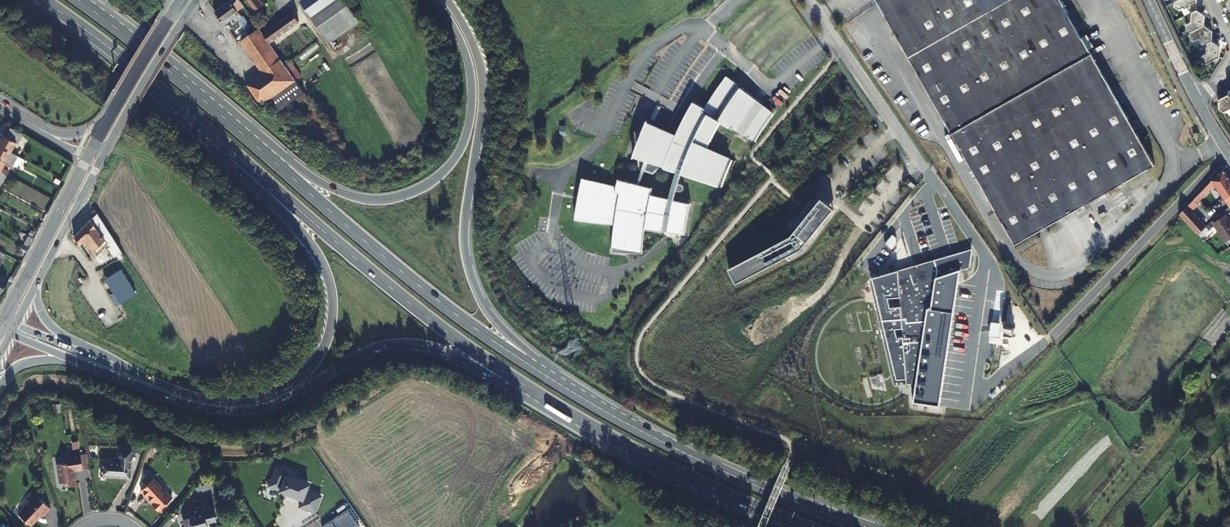 Vue aérienne de IUT LITTORAL (SAINT OMER)