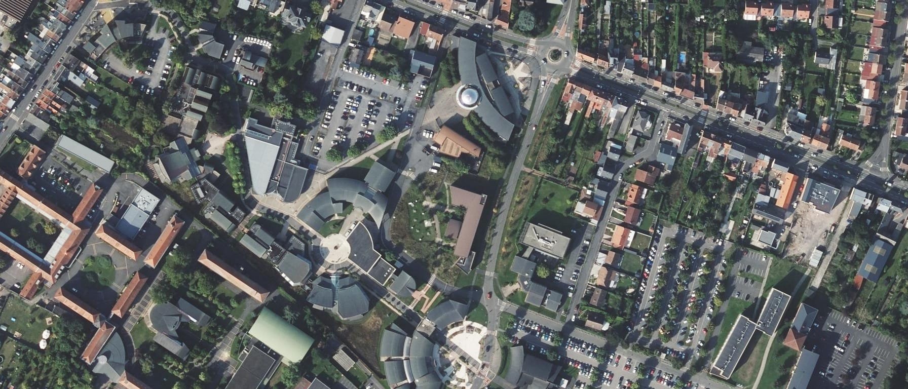 Vue aérienne de IRTS HDF - Site Artois