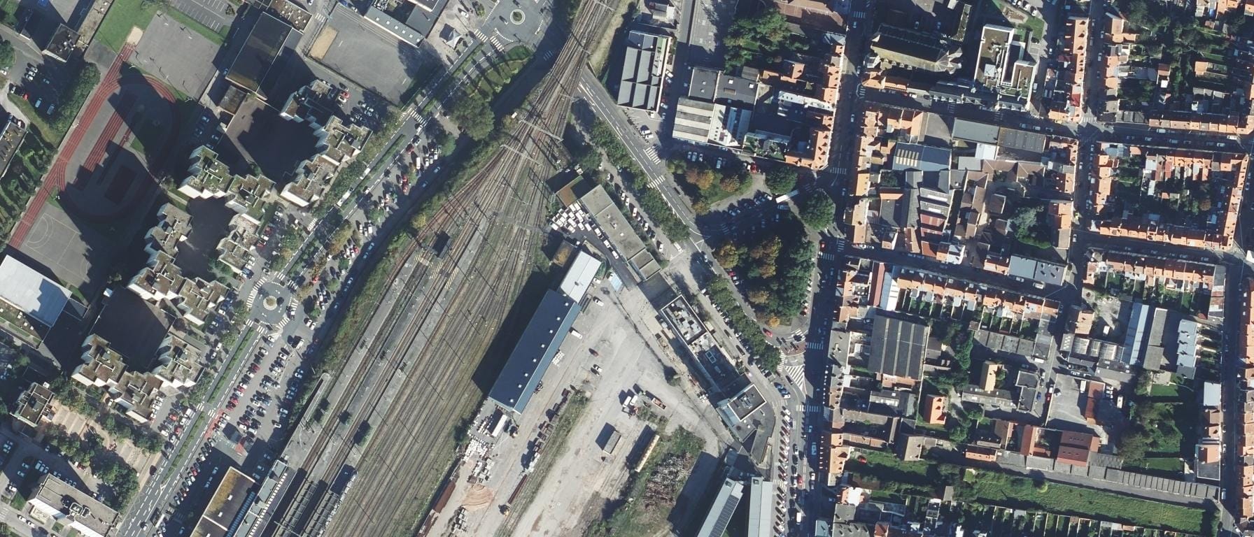 Vue aérienne de LAHO LITTORAL AUDOMAROIS - SITE DE BOULOGNE