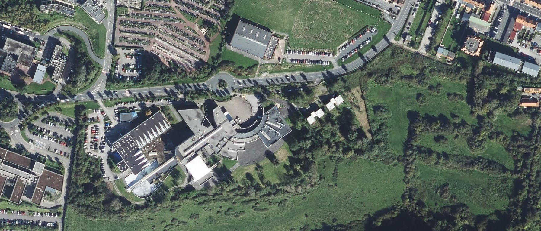Vue aérienne de Lycée Giraux Sannier