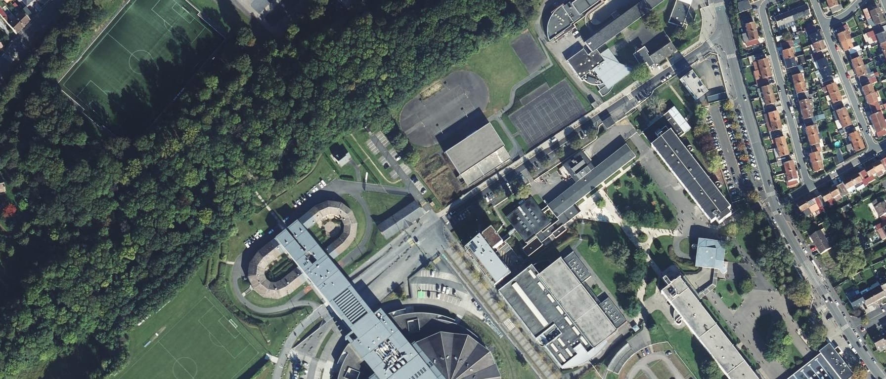 Vue aérienne de Université d'Artois - Site de Liévin