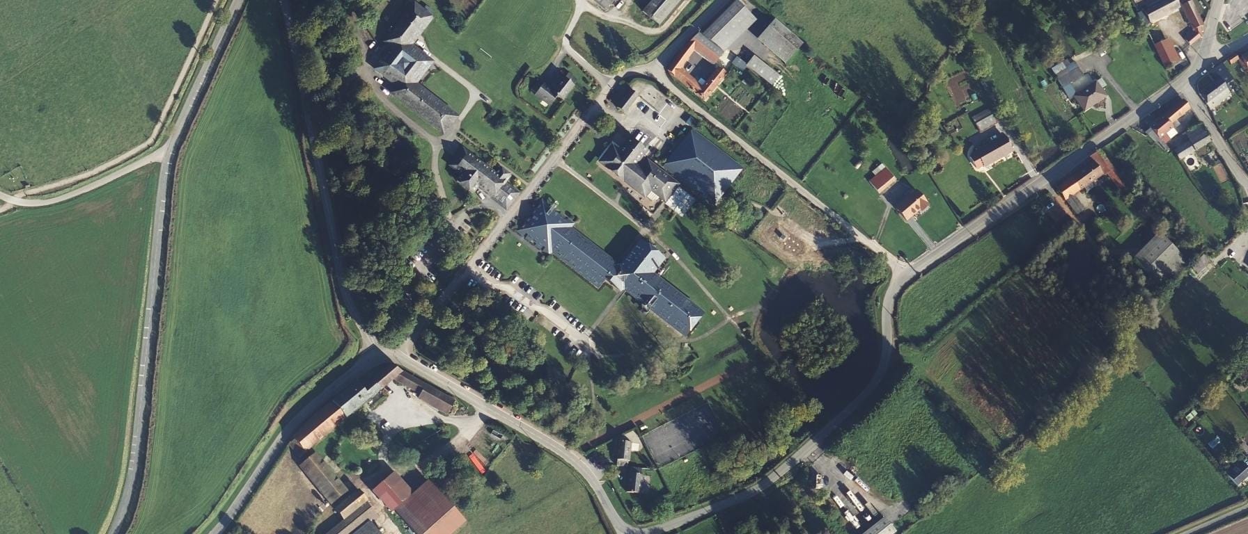 Vue aérienne de CFA agricole public des Hauts-de-France
