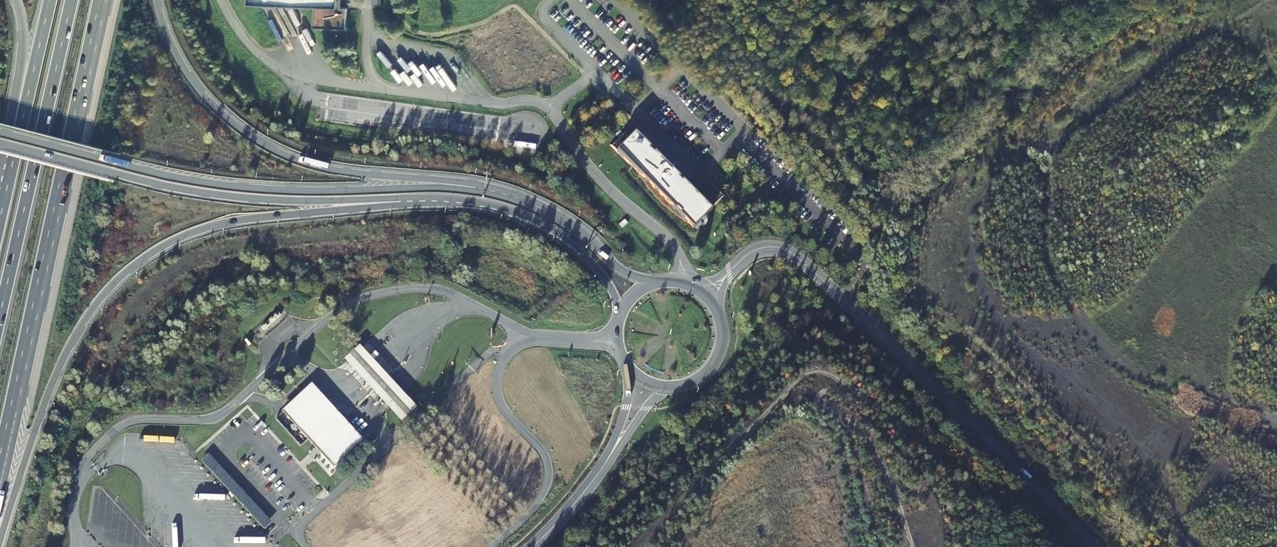 Vue aérienne de AFTRAL CFA Transport Logistique - site de Dourges Hénin-Beaumont