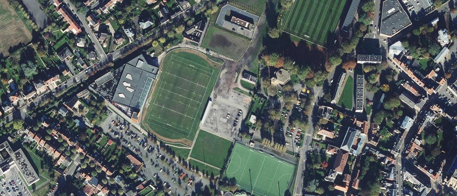 Vue aérienne de Ecole d'Ingénieurs de l'Artois - Université d'Artois