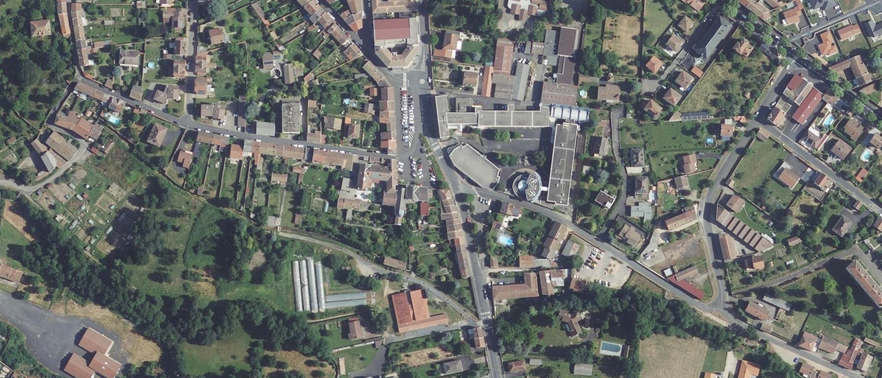 Vue aérienne de Lycée Blaise Pascal -CFAéna-Réseau des GRETA d'Auvergne