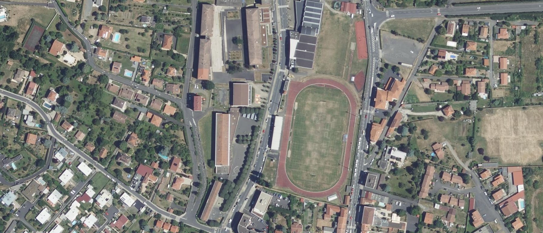 Vue aérienne de Lycée Murat