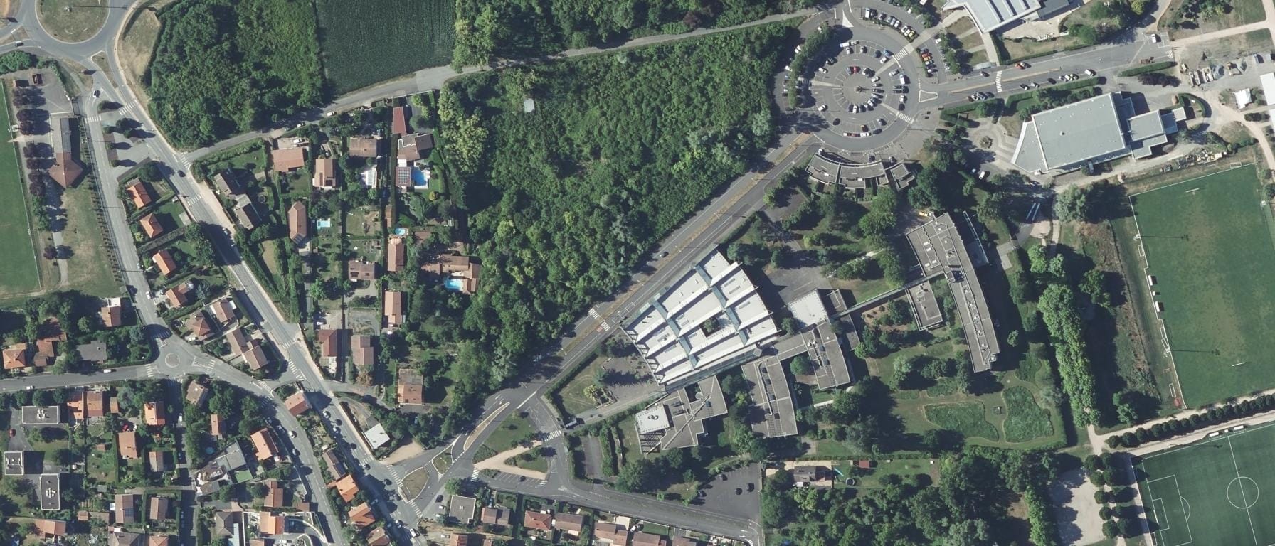 Vue aérienne de Lycée professionnel Marie Laurencin