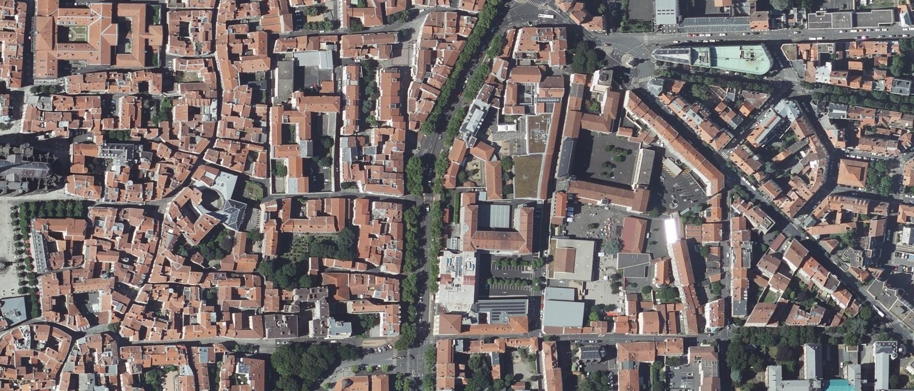 Vue aérienne de CLERMONT SCHOOL OF BUSINESS (Ex ESC Clermont)