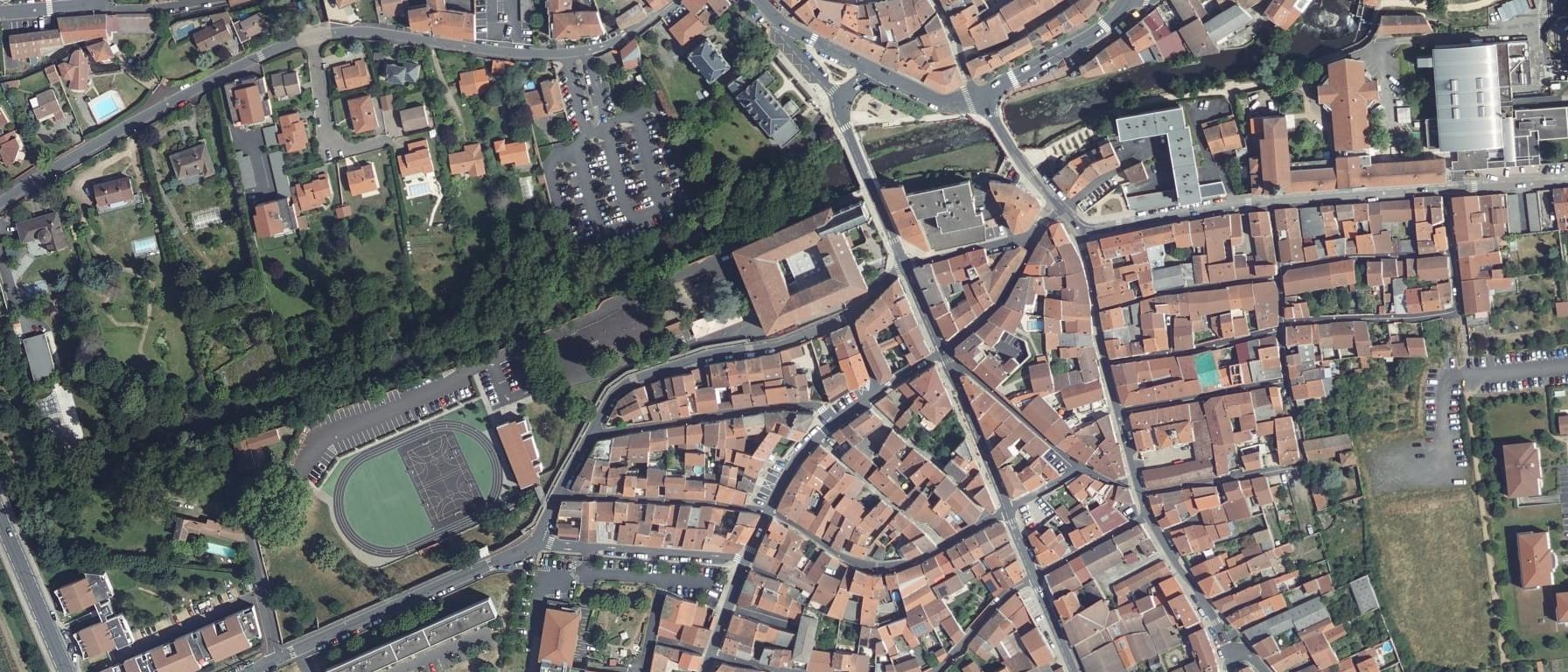 Vue aérienne de Lycée Sévigné Saint-Louis