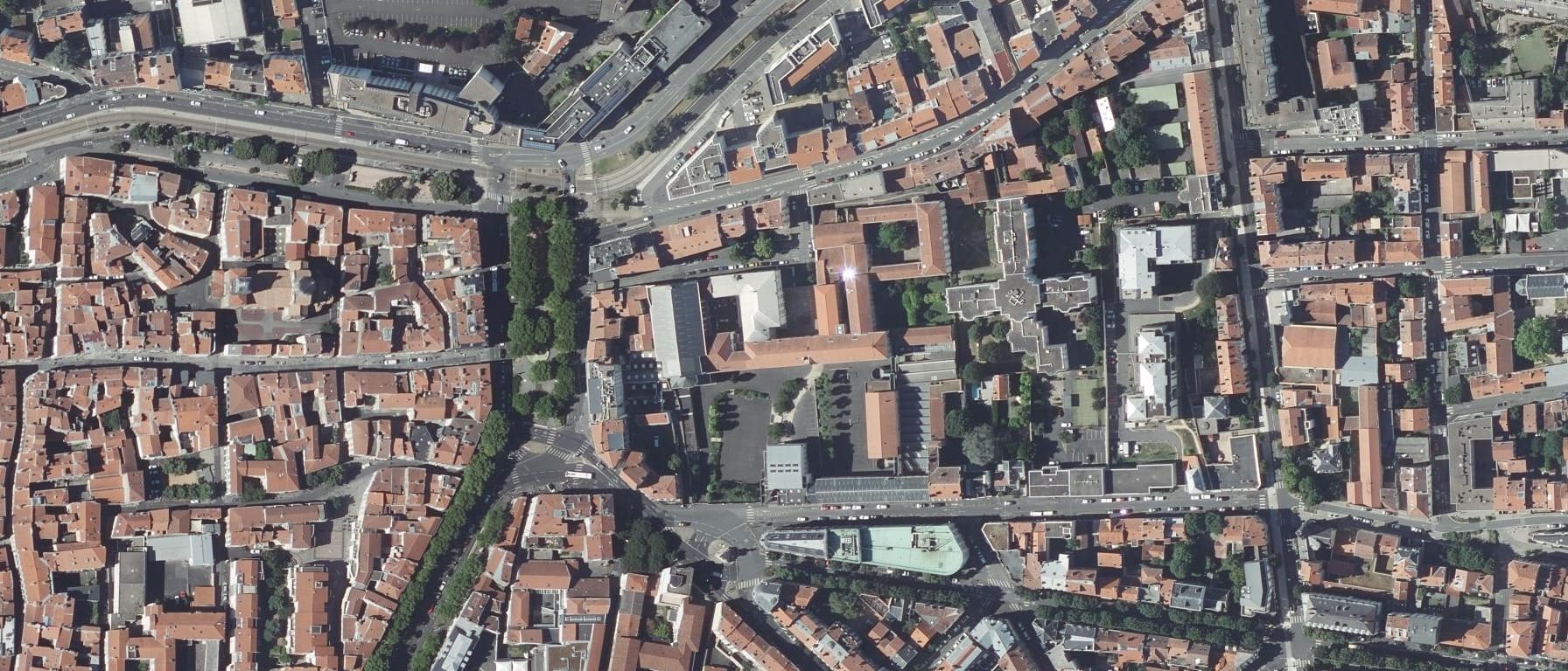 Vue aérienne de Lycée Godefroy De Bouillon (Clermont-Ferrand - 63)