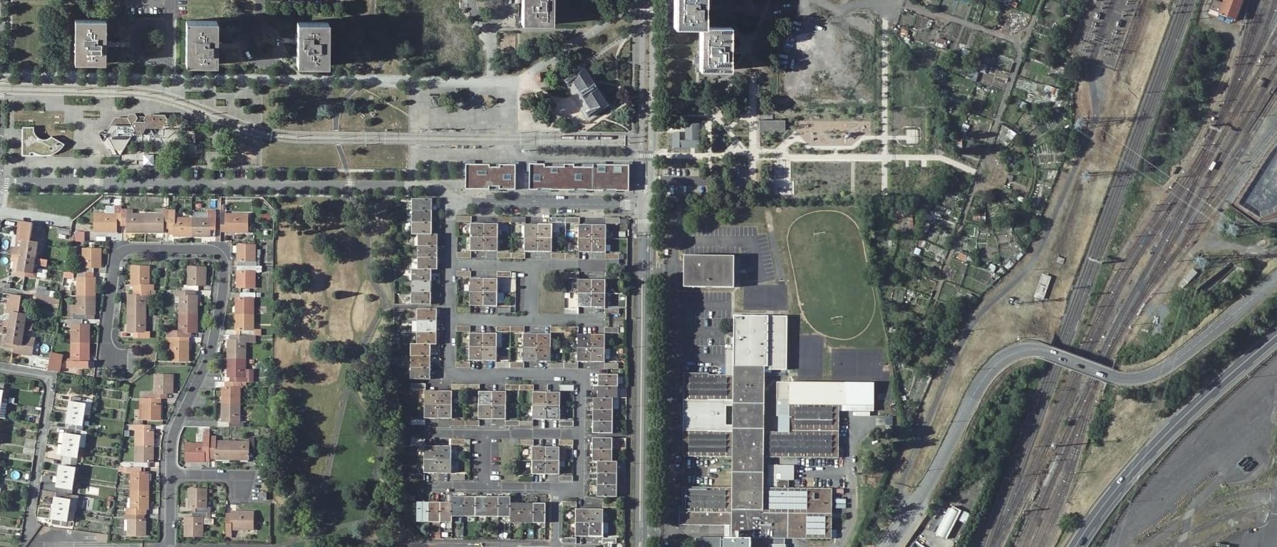 Vue aérienne de INSTITUT DES METIERS