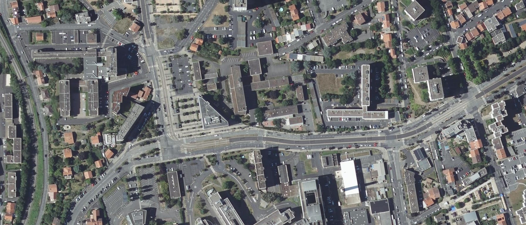 Vue aérienne de Institut de Formation de Manipulateurs d’Electroradiologie Médicale