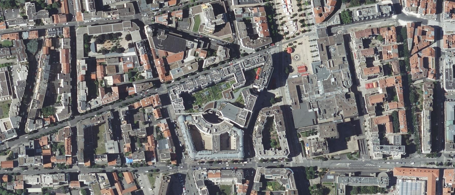 Vue aérienne de Ecole supérieure de commerce et de management - WESFORD AUVERGNE (Clermont-Ferrand - 63)
