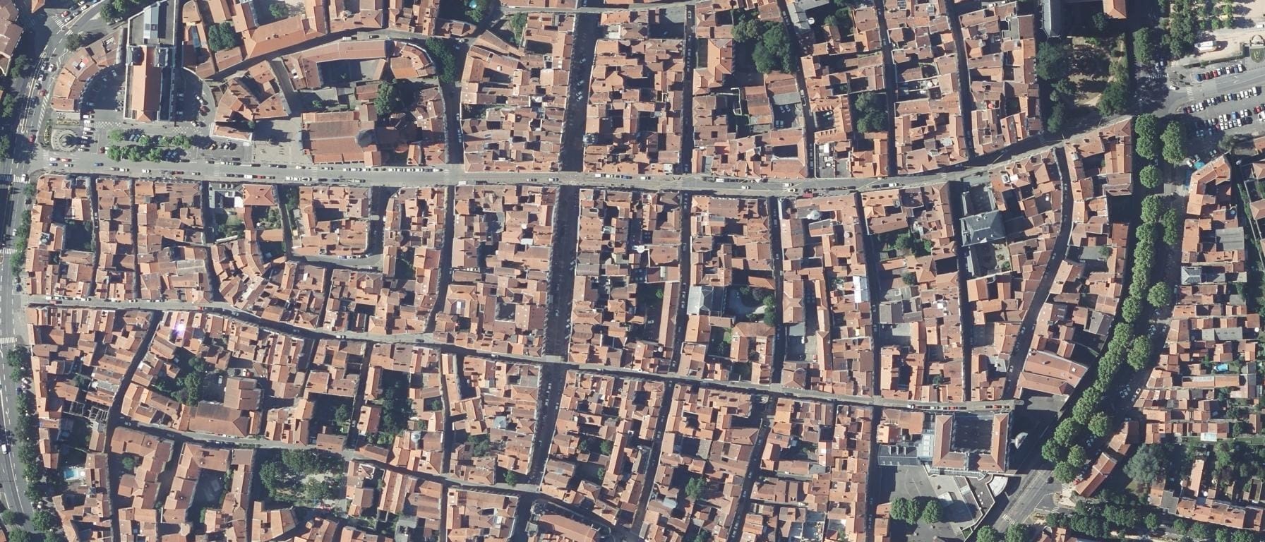 Vue aérienne de EFCAM Centre